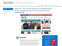 MapAction - Map and data repository and marketing website |  | Aptivat