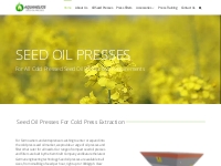 Seed Oil Presses For Cold Press Rapeseed Oil Extraction