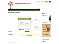 Armenian Family Tree Builder - Genealogy charts | Free family tree mak