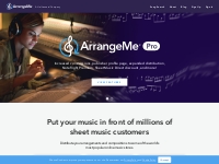 ArrangeMe - Self-Publish Your Sheet Music