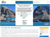 Asian Hiking Team is a government licensed Nepal trekking agency and u