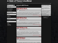A State of Trance Unofficial    ASOT Events