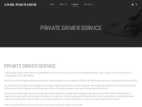 Private Driver Service - Athens private driver/chauffeur service Greec