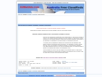 Free Classifieds at AUNetAds.com - View Item Content by ID 2017947