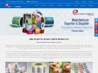 Pearl Paper Products: Label Manufacturer Company in India, Barcode Lab