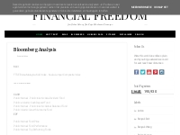  Bloomberg Analysis - Financial Freedom
