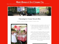 Ice Cream Bike Event Hire | Ice Cream Tricycle Hire | Ice Cream Cart