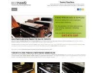 Toronto's Used Pianos, New Pianos and Piano Services!