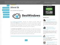  About Us | Best, Cheap and Recommended Windows Hosting