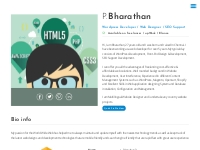 Bharathan - Freelancer Wordpress Developer and Web Designer