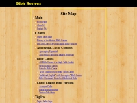 Site Map - Bible Reviews