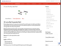 3 Curve Bar Expander Roll | Metal Expander Roller | Rubber Roller