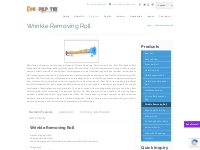 Wrinkle Removing Roll | Bow Roll Manufacturer | Banana Roller