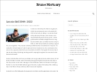 Lonnie Bell 1944-2022 | Brune Mortuary
