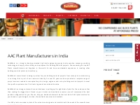 AAC Plants Manufacturers in Hyderabad | AAC Plants