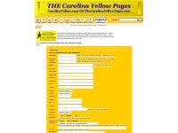 Register your business to be in Carolina Yellow Pages Web Directory!