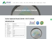 Sodium Hydroxide Powder Manufacturers   Suppliers | Atlas Pellets Indu