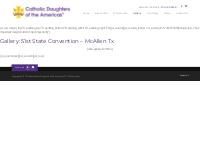 Gallery: 51st State Convention – McAllen Tx   Dallas Catholic Daughter