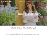 Cesium chloride therapy - Cesium Chloride Therapy