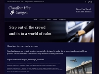 Airport transfers Glasgow, Edinburgh, Scotland