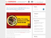 Chemionix s BIM BAM BOOM: Key to Sustainable Building