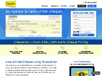 ChequeMan | Cheque Printing Software with Free Trial