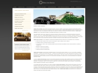 China limo Service - Limousine Car rentals service in China