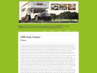 Rare Jeep Camper - 1969 CJ5 Jeep Camper History, Photos and Informatio