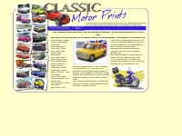 Classic Car Prints - Classic Motor Prints - Personalised Artwork of Yo