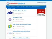 Diabetic Centres  in Coimbatore