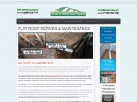 Flat Roof Repairs  Maintenance Professional Roofing Services