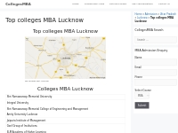 Top colleges MBA Lucknow