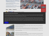 Shipping containers for self storage