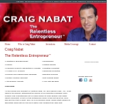 Craig Nabat - Entrepreneur - Nicotine Addiction Specialist - Inventor 