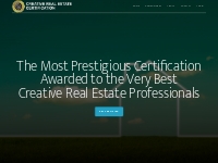 Creative Real Estate Certification | Help More Clients. Do More Deals.