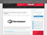 Permission - The Starting Point of Cryptocurrency System in Transactio