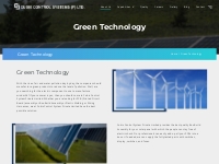 Green Technology | Cubix Control Systems