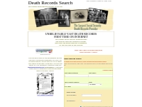 Death Records Search : Death Record Search at DeathRecordSearch.net