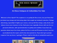 Deco Spirit - Art Deco era antiques and collectibles for sale