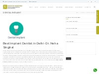 DENTAL IMPLANT - Best Dental Clinic in South Delhi