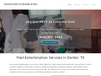 DENTON PEST EXTERMINATORS - Pest Exterminators Services In Denton TX