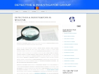 Moldova detective agency - Moldova private investigator
