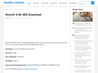 DirectX 9.0b SDK Download   Directx 11 Download