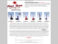 Portable Basketball Systems by First Team | Discount Fence Supply