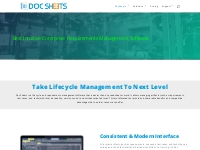 Requirements Management Software Tools - Doc Sheets