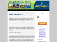 Dumpster Rentals Albany, NY | Dumpsters Albany, NY | Roll Off Dumpster