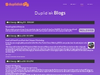 Duplidisk - Blog