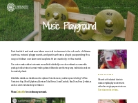 Music Playground - Earthartist Natural Playgrounds
