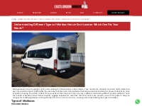 Minibus Hires East London: Which One Fits Your Needs?