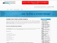 Convert VHS to DVD & Other Formats | Edit 1 Video Productions